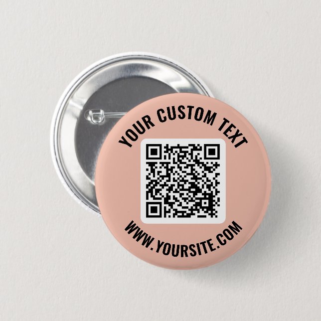 QR Code Button (Front & Back)