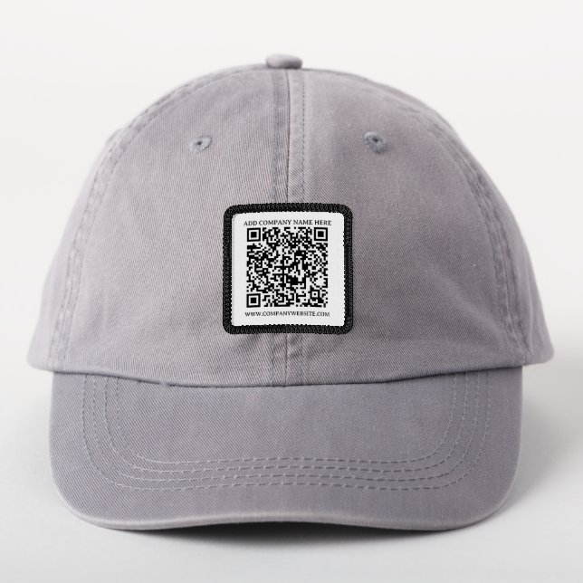QR Code Buttons Patches (On Headwear)