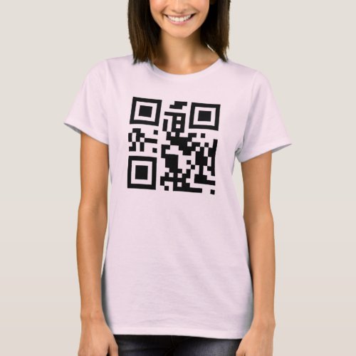 QR code call me t_shirt