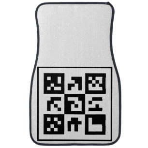 qr code car floor mat