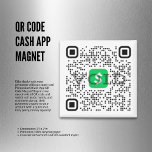 QR Code Cash App Magnet<br><div class="desc">Your Personalized Cash App QR Code Magnet - Simplify Transactions with Style! - Say goodbye to cash handling and make payments effortlessly. Our Personalized Cash App QR Code Magnet lets you streamline transactions in a sleek and convenient way. Customize the magnet with your unique Cash App QR code, making it...</div>