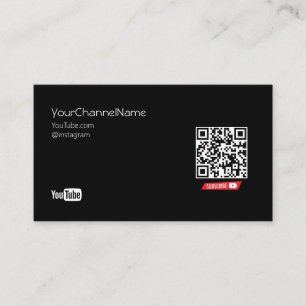 QR Code Channel Advertisement Card