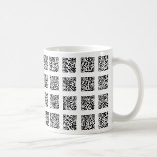 QR Code Check Pattern Coffee Mug