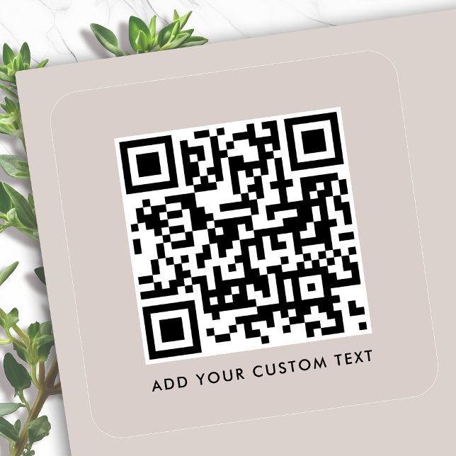 QR Code Clear Sticker | 3" Transparent Label Roll (Transparent professional stickers to seamlessly represent your brand or purpose)