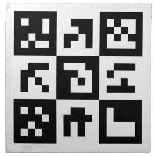 qr code cloth napkin