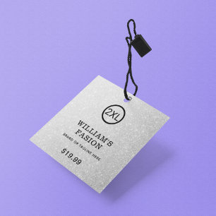 QR Code Clothing Label Price Hang Tag