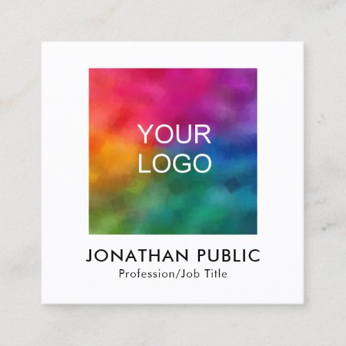 QR Code Company Logo Employee Name Template Calling Card