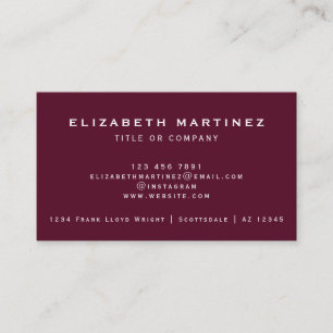 QR Code Company Logo Professional Front and Back Business Card