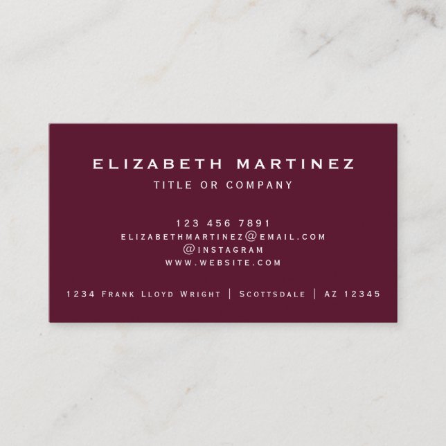 QR Code Company Logo Professional Front and Back Business Card (Front)
