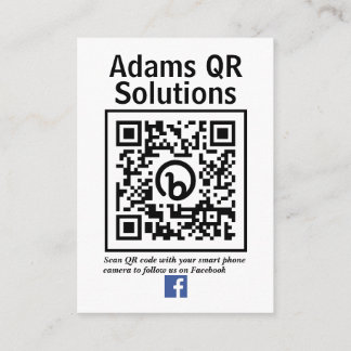 QR Code Corporate Enclosure Card