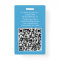 QR Code Corporate Logo Employee Photo Light Blue