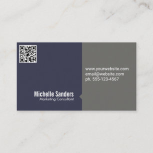 QR Code   Corporate Simple Business Card