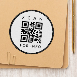 QR code create your own business office your text Patch