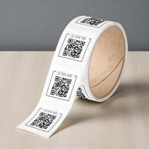 QR Code Custom Personalized Company Square Sticker