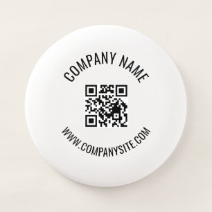 QR Code Custom Text Promo Design Wham-O Frisbee