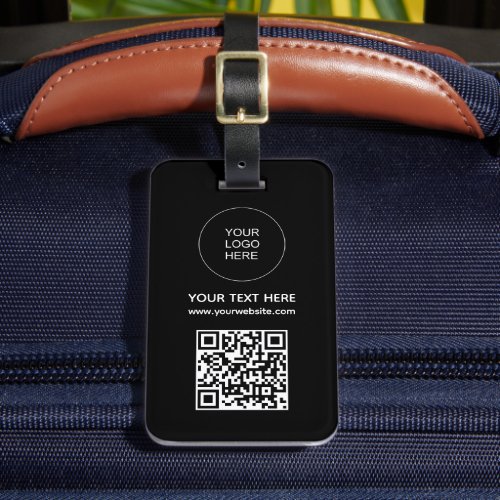 QR Code Custom Website Address Logo Scan Barcode Luggage Tag