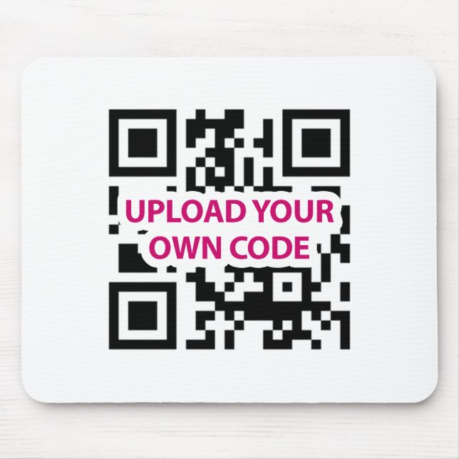 QR Code Customizable Mouse Pad (Front)