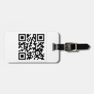 QR Code Derrick the Artist Luggage Tag