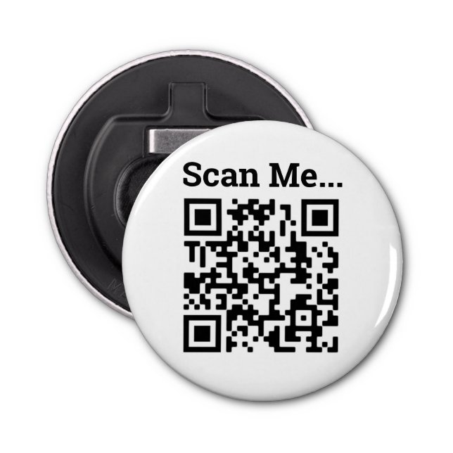 QR Code Design Bottle Opener (Front)