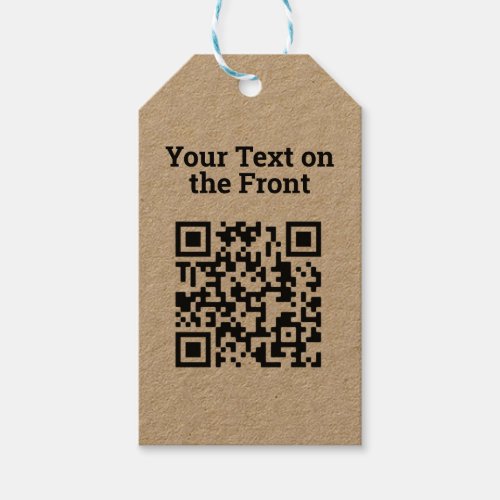 QR Code Design Gift Tags