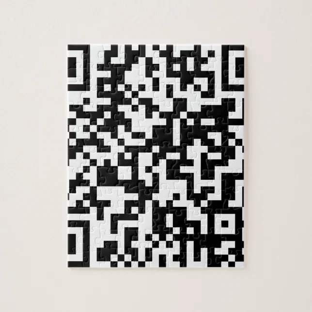 QR code design Jigsaw Puzzle | Zazzle