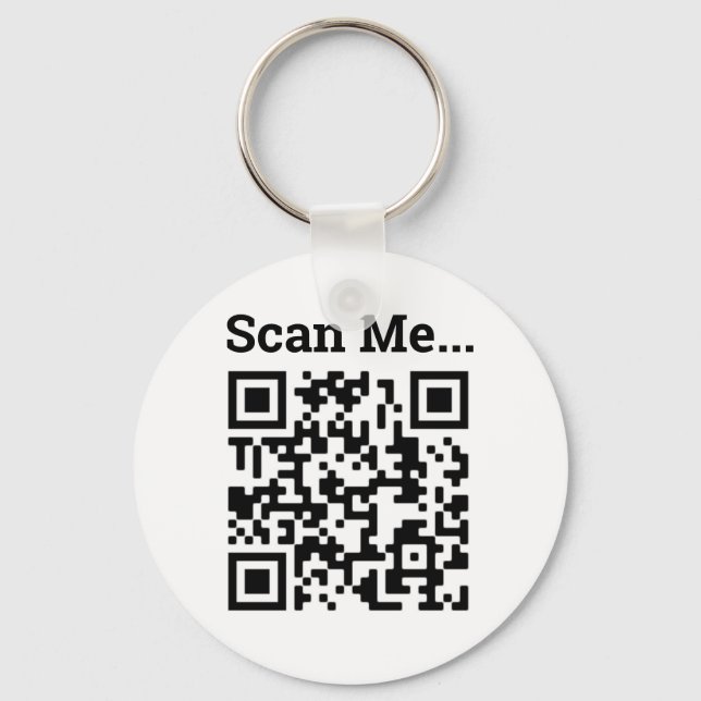 QR Code Design Keychain (Front)