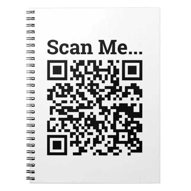 QR Code Design Notebook | Zazzle