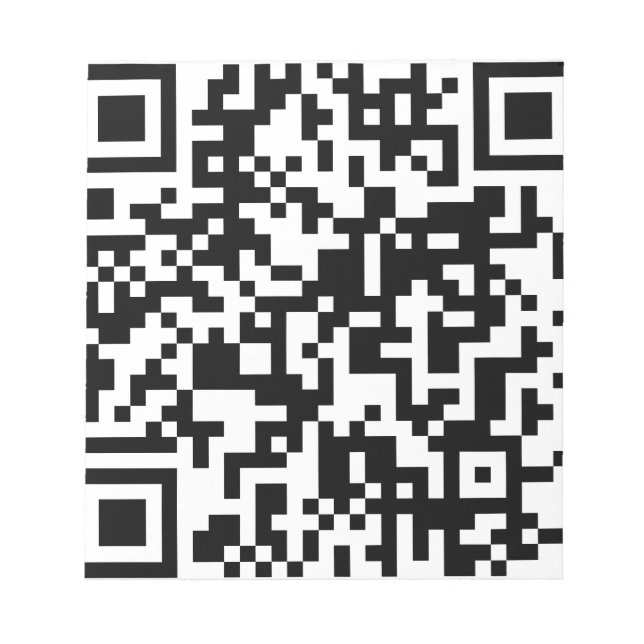 QR code design Notepad (Front)