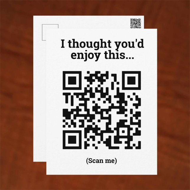 QR Code Design Postcard (Creator Uploaded)