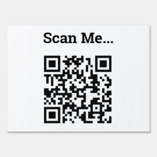 QR Code Design Sign