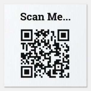QR Code Design Sign