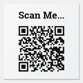 QR Code Design Sign