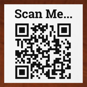 QR Code Design Sign