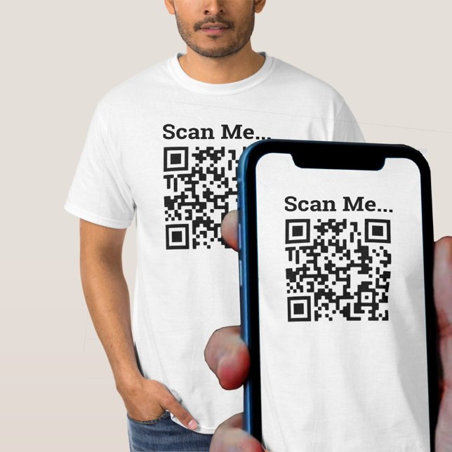 QR Code Design T-Shirt (Creator Uploaded)
