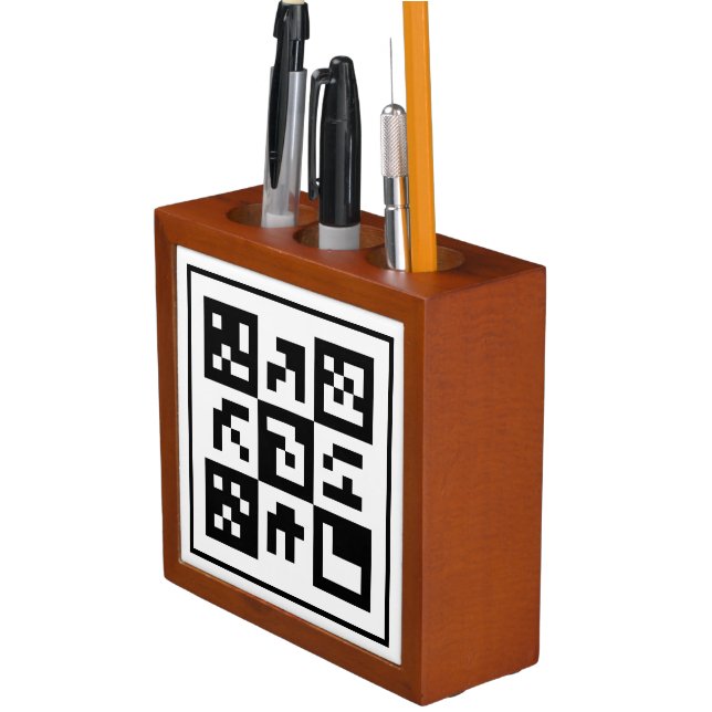 qr code desk organizer (In Situ)