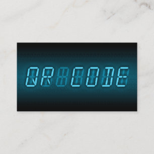 QR CODE : digital readout Business Card