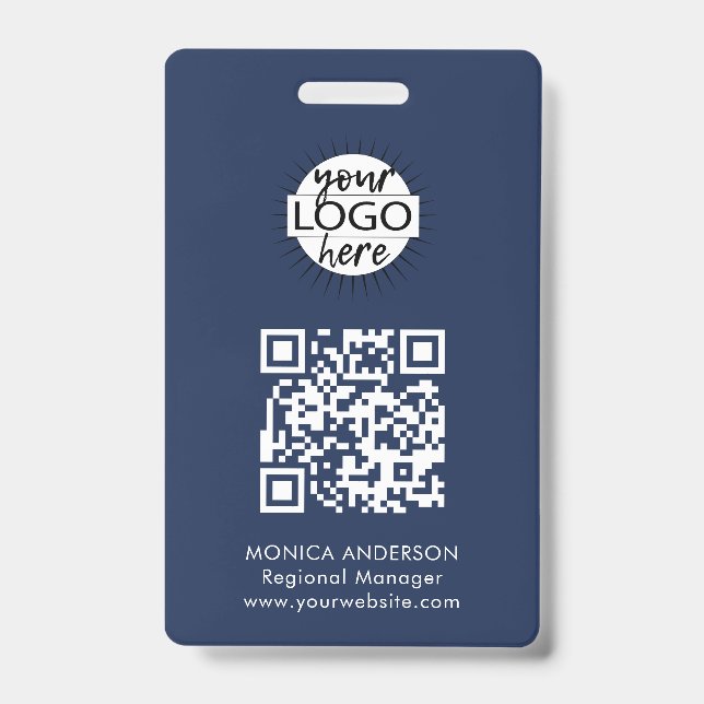 QR Code Event Badge (Front)