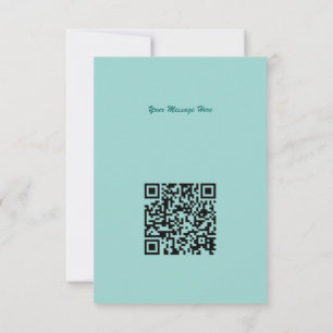 Qr Code Fashionable Black Dancing Girl Silhouette Card