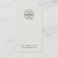 QR Code Feedback Professional Customer Rating Gray Business Card | Zazzle