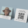 QR Code Follow Me Influencer Content Creator Photo Square Business Card