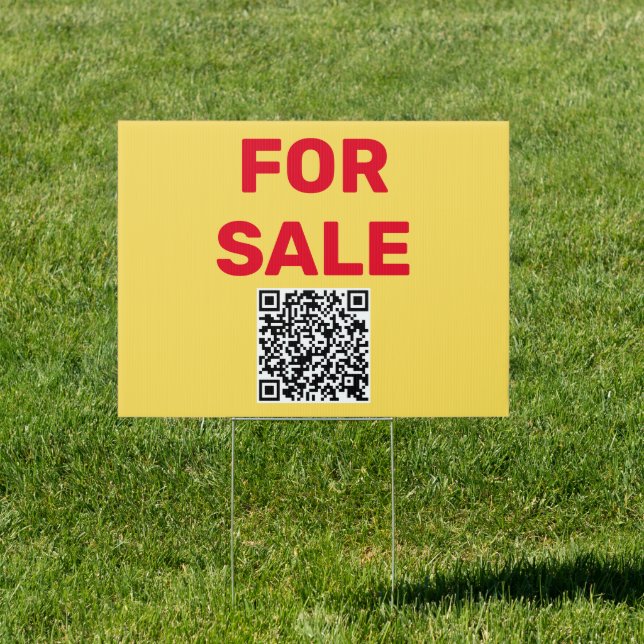Qr Code For Sale Sign  (Insitu)