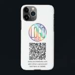 QR Code Generator & Business Logo Modern Minimal iPhone 11Pro Case<br><div class="desc">Share any website with a stylish custom QR code and logo iPhone 11Pro Case. To create your own QR code using the generator, simply type the website URL into the template. All wording is simple to personalize or delete, and the colors, fonts and logo transparency are easy to change with...</div>