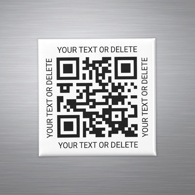 QR Code Generator Modern Business Promotional Swag Magnet (Creator Uploaded)