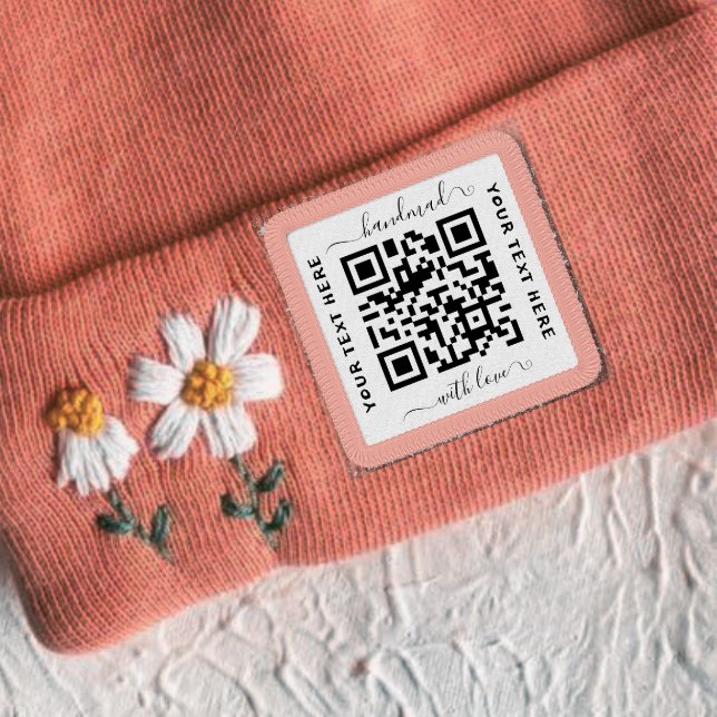 QR Code Generator Modern Business Website White Patch (Creator Uploaded)