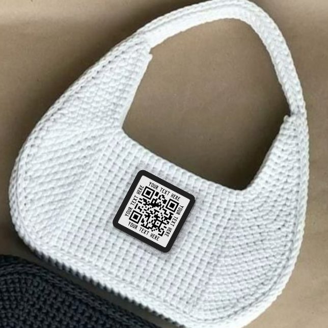 QR Code Generator Modern Business Website White Patch (Creator Uploaded)