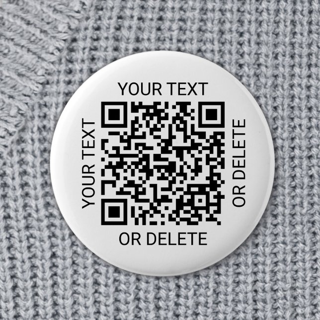 QR Code Generator Promotional Website Simple White Button (Creator Uploaded)