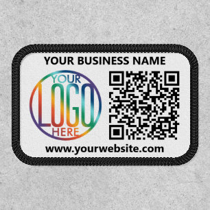 QR Code Generator & Your Logo Business Promotional Patch