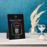 Qr Code Google Reviews Business Logo Plaque<br><div class="desc">A simple custom scan to leave a google review QR code business in a modern minimalist style. The versatile template can easily be updated with your company logo, graphic or photo, QR code URL and custom text. The review site logo can easily be replaced with another (eg. Yelp, TripAdvisor, Facebook)...</div>