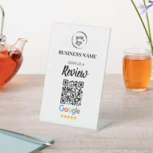 Qr Code Google Reviews Business Review Pedestal Sign