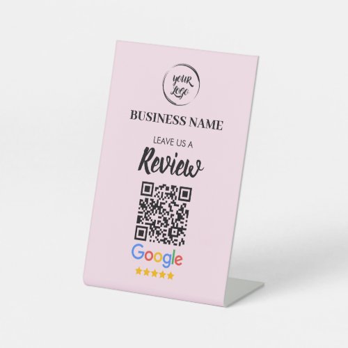 Qr Code Google Reviews Business Review Pedestal Sign
